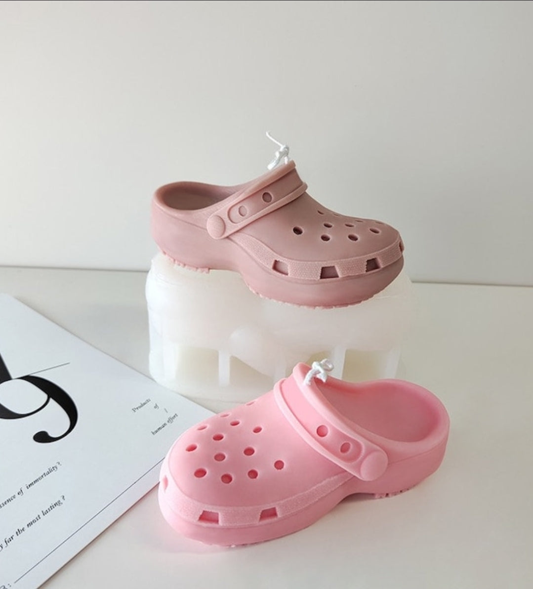 Handmade Decorative Candle – Fun Sandal Design