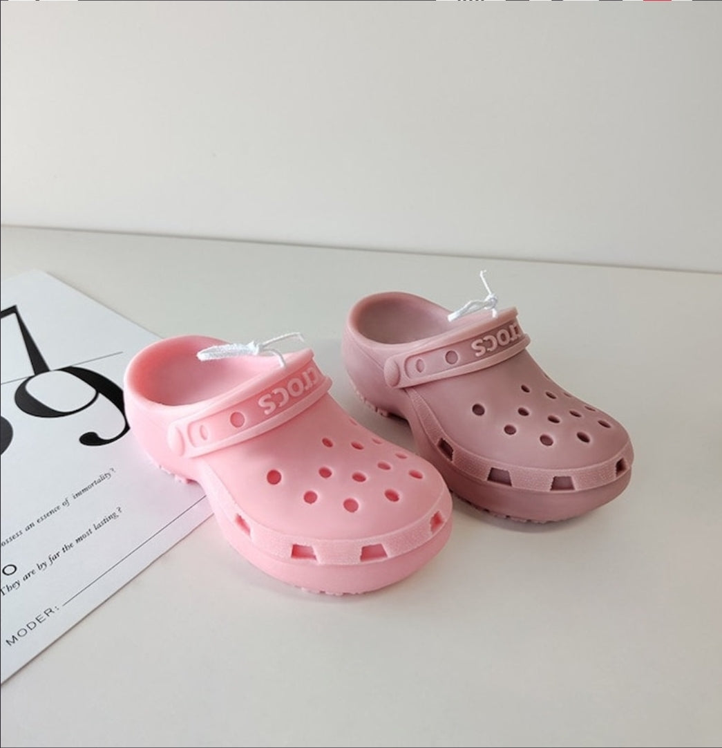 Handmade Decorative Candle – Fun Sandal Design